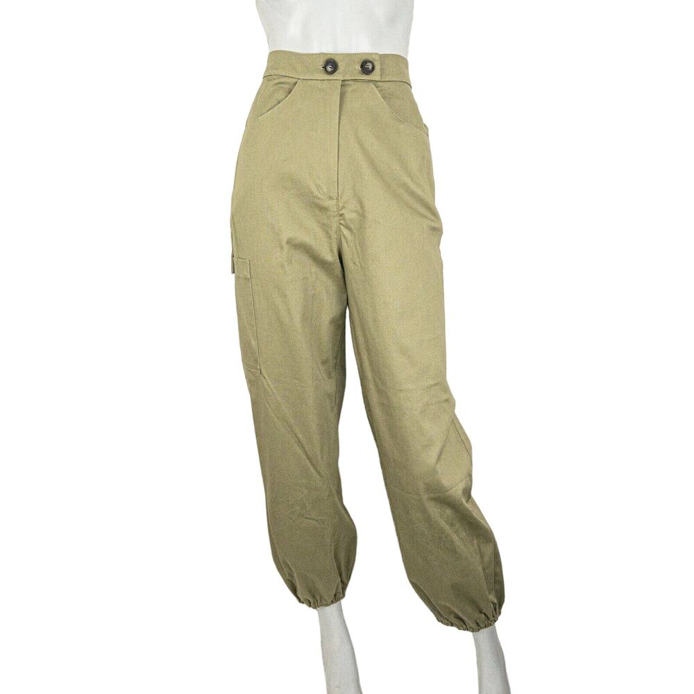 New $245 The RANGE Structured Cargo Pants in Fatigue Green Size XS - Picture 2 of 12